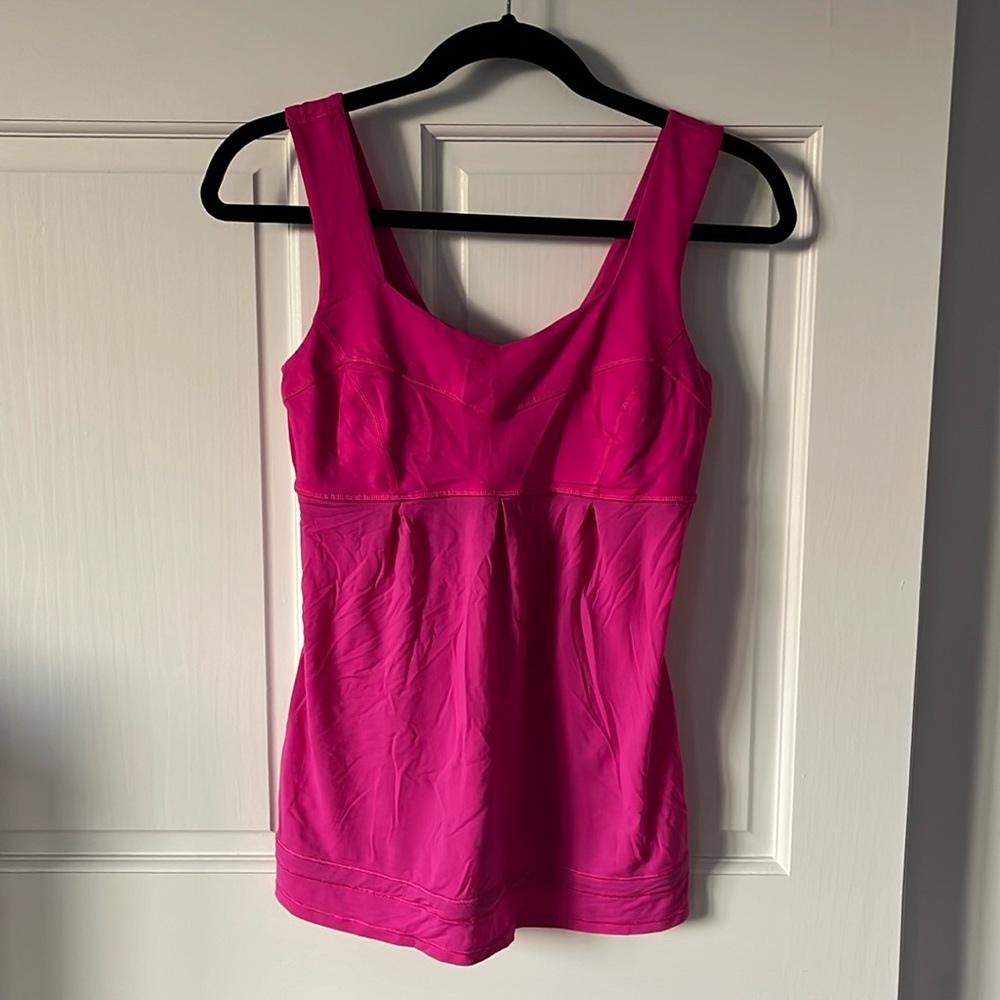 Lululemon Hustle & Bustle Tank. Paris Pink. Size 4.